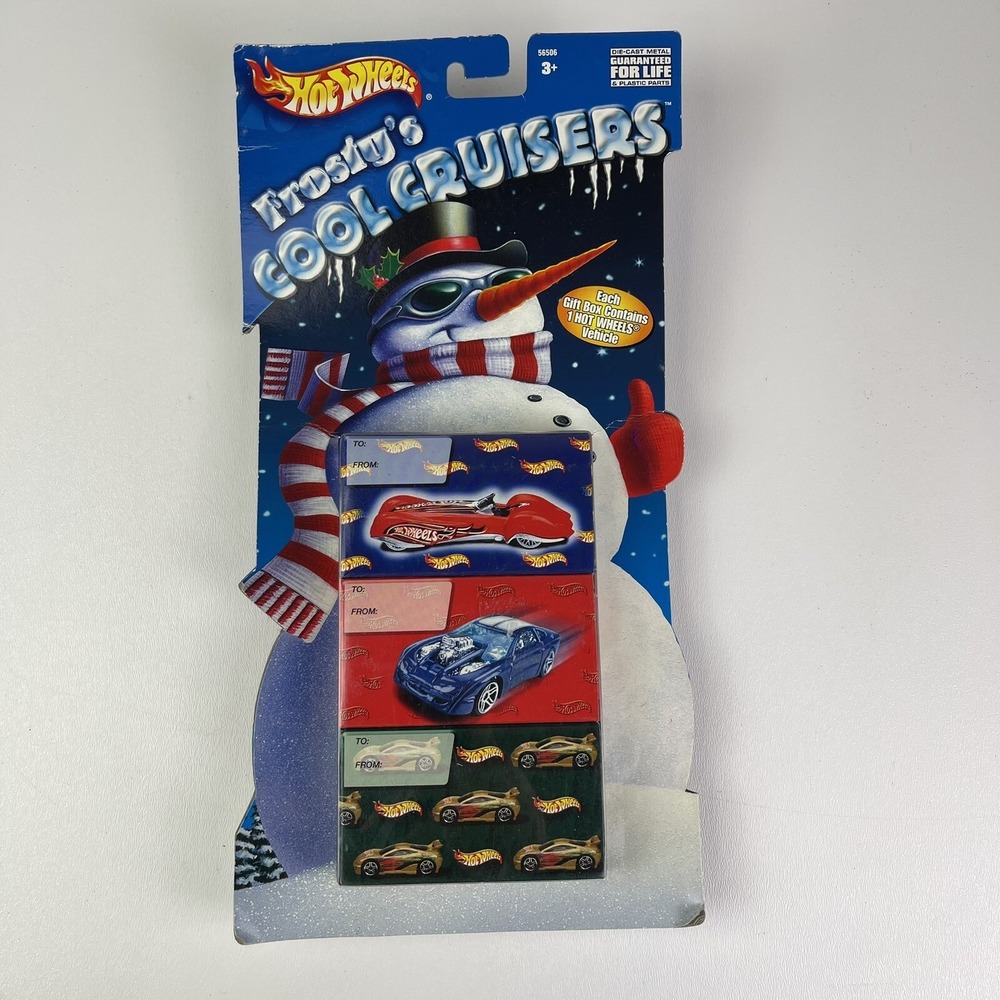 Hot Wheels Frosty's Cool Cruisers 3 Die Cast Toy Cars NEW in Package 2002